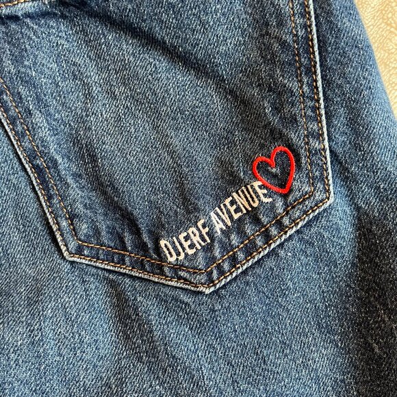 Djerf Avenue Relaxed Jeans Dark Blue - Picture 4 of 5